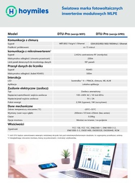 Модуль связи Hoymiles DTU-Pro WiFi Ethernet
