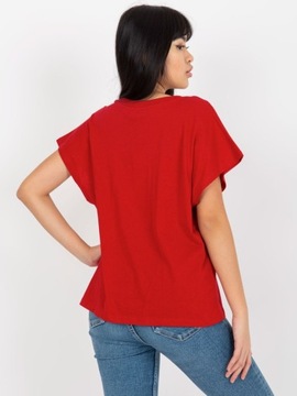 T-shirt-TW-TS-2005.43-ciemny czerwony rozmiar - S ciemny czerwony