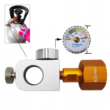 Быстродействующий клапан CGA320/W21.8 с манометром CO2 CONNECT