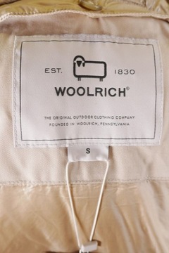 WOOLRICH Women's Light Beige Hooded Luxe Puffy Prescott Down Parka Jacket S