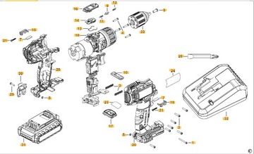 Переключатель + двигатель Stanley Fatmax FMC625