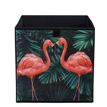 Текстильный ящик 31х31х31 Фламинго