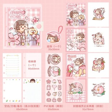 1pcs New diary PVC shell loose-leaf Mini Notebook