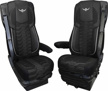 Pokrowce na fotele ROYAL Premium DAF 105 XF od 2012, 106 XF od 2013, XG, XG