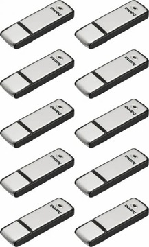 Pendrive Hama Fancy 64GB USB 2.0 srebrno-czarny x10