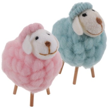 Ga-Desk Sheep Decors Chrismas Kid Room Woolfeltsheep