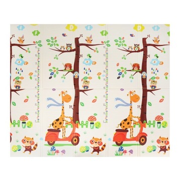 ОБРАЗОВАТЕЛЬНЫЙ КОВрик ДЛЯ МАЛЫШЕЙ, ИНТЕРАКТИВНЫЙ, ДВУСТОРОННИЙ ПЕН, 200X180 XPE