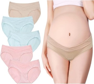 НАБОР ИЗ 5 ПАР ТРУСИКО ДЛЯ МАТЕРИ С ЗАНИЖЕННОЙ ПОСАДКОЙ L-ОБРАЗНОЙ ФОРМЫ. В РАЗМЕР л