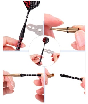 WOLFRAM Turnart DART 9 шт 18 г мягкий наконечник