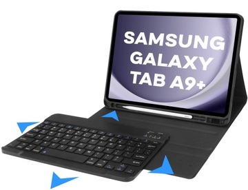 ЧЕХОЛ-КЛАВИАТУРА ДЛЯ SAMSUNG GALAXY TAB A9+ SM-X210 SM-X215 SM-X216 ТЕМНО-СИНИЙ