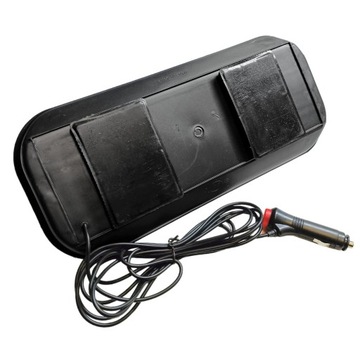 БЕЛЫЙ СВЕТОДИОДНЫЙ ФОНАР ТАКСИ С НАДПИСЬЮ, ПЕТУХОМ, СИГНАЛОМ РАЗРЫВА, МАГНИТОМ И ВИЛКОЙ