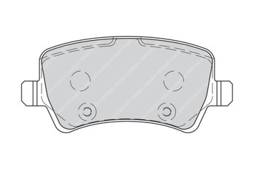 ЗАДНИЕ ТОРМОЗНЫЕ КОЛОДКИ FDB4237 FERODO LAND ROVER