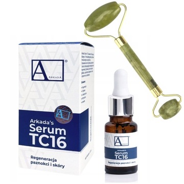 Arkada TC16 serum kolagenowe wałek jadeitowy regeneracja masaż twarzy dłoni