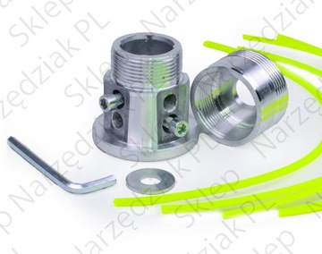 АЛЮМИНИЕВАЯ ГОЛОВКА ДЛЯ КАТУШКИ КРАТКОГО ЧЕРТЕЖА