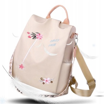 Plecak damski Casual Oxford Cloth Backpack Flower