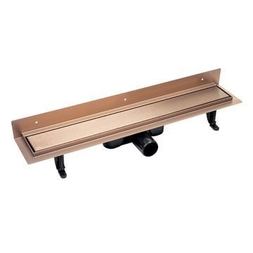 Odpływ Liniowy 80 cm Przyścienny Różowe Złoto