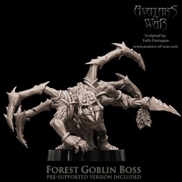 Лесной гоблин-босс V2 - 3D-печать - Avatars of War