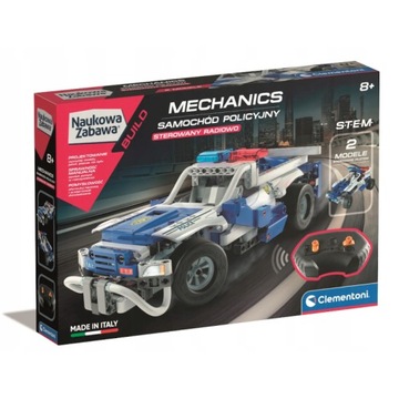 КОМПЛЕКТ ПОЛИЦЕЙСКОЙ АВТОМОБИЛЬНОСТИ CLEMENTONI MECHANICS RC