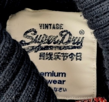 SUPERDRY SWETER GRANATOWY L