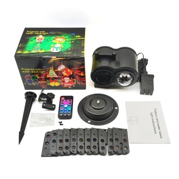 РОЖДЕСТВЕНСКИЕ ОГНИ НАРУЖНЫЙ ПРОЕКТОР 16 СЛАЙДОВ С ДИСТАНЦИОННЫМ УПРАВЛЕНИЕМ