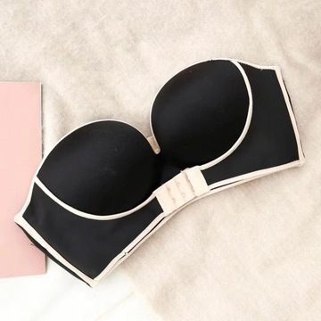 Women Strapless Bra Women Bra Strapless 70AB Black