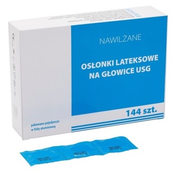 SoftMed Nawilżane osłonki lateksowe na głowice USG 144 szt.