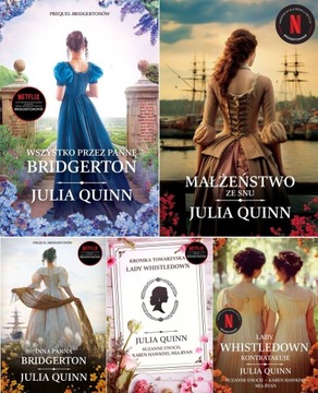 BRIDGERTONOWIE Julia Quinn Zestaw prequeli