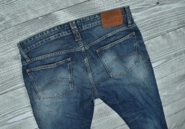 TOMMY HILFIGER Ronnie Tapered Spodnie Jeansy Męskie W33 L34