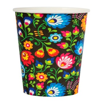 KUBKI PAPIEROWE DO KAWY NA KAWĘ 250ml 100 sztuk