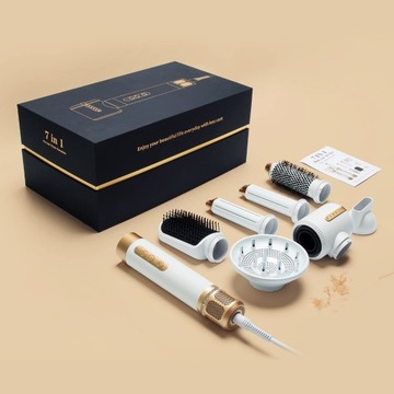 Фен, 110000 об/мин, 7 в 1, фен белого цвета для укладки волос