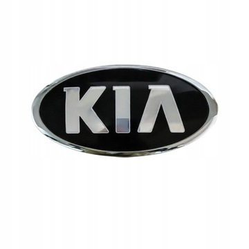 Значок KIA 13x6,5 см, эмблема с логотипом