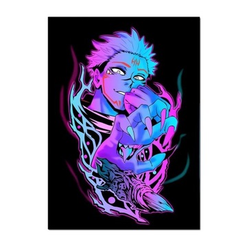 Plakat na płótnie Japońskie Anime plakat z serii p