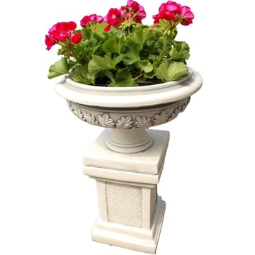 Figura Donica betonowa Donice na Postumencie Doniczki Beton dekoracja ozdob