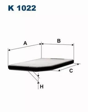 ФИЛЬТРОН САЛОННЫЙ ФИЛЬТР K1022 RENAULT LAGUNA I