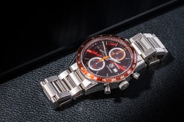 TAG HEUER CARRERA CHRONOGRAPH CALIBRE 16 CV2013-3 41MM/ETUI+DOK.