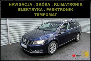 Volkswagen Passat B7 Variant 1.6 TDI CR DPF BlueMotion 105KM 2014 Volkswagen Passat HIGHLINE + Navigacja + Skóra +