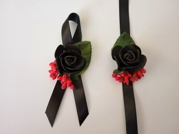 K20 _E * Kotylion korsarz na rękę ŚLUB STUDNIÓWKA