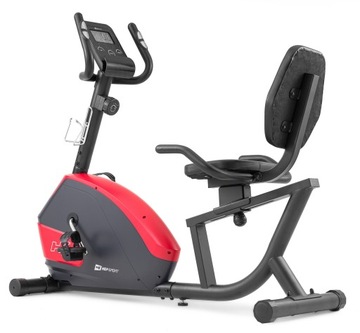 Rower magnetyczny poziomy z pulsem rowerek treningowy leżący do 135kg