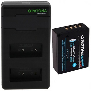 Akumulator PATONA Platinum Fuji NP-W126s + ładowar