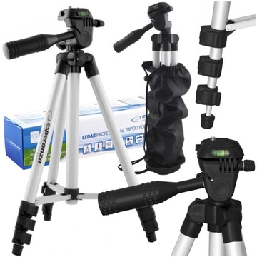 SKŁADANY STATYW APARATU FOTOGRAFICZNEGO DO DALMIERZA TRIPOD + ETUI OCHRONNE