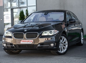 BMW Seria 5 F10-F11 Limuzyna Facelifting 525d 218KM 2015 BMW F10 525D 218PS Full Piękna Brązowa Dociągi HeadUp Lift rej.PL Gwarancja, zdjęcie 1