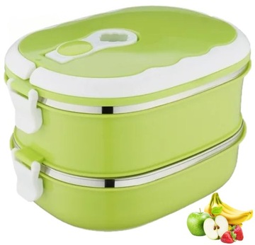 TERMOS OBIADOWY NA ZUPĘ ŻYWNOŚĆ POJEMNIK TERMICZNY ŚNIADANIÓWKA LUNCHBOX