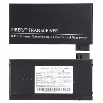 Медиаконвертер Ethernet с двойным интерфейсом RJ45