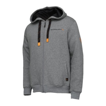 Толстовка Savage Gear Classic на молнии Серый Меланж L