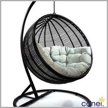 ПОДВЕСНОЙ СТУЛ Garden Cocoon Качалка COCO XXL PREMIUM ЧЕРНЫЙ