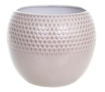 DONICZKA CERAMICZNA OSŁONKA KULA BEŻOWA 14 CM