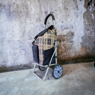 Алюминиевая тележка STRONG, БОЛЬШИЕ КОЛЕСА, на шарикоподшипниках.