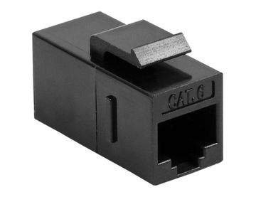 Łącznik modularny Keystone RJ45 UTP kat.6 beczka