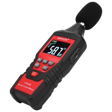 HT622B SONOMETR MIERNIK DECYBELI POZIOMU HAŁASU 30-130dBA