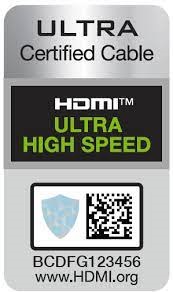 СЕРТИФИЦИРОВАННЫЙ КАБЕЛЬ HDMI 2.1 UHD 8K 4K 60/120 Гц длиной 2 м